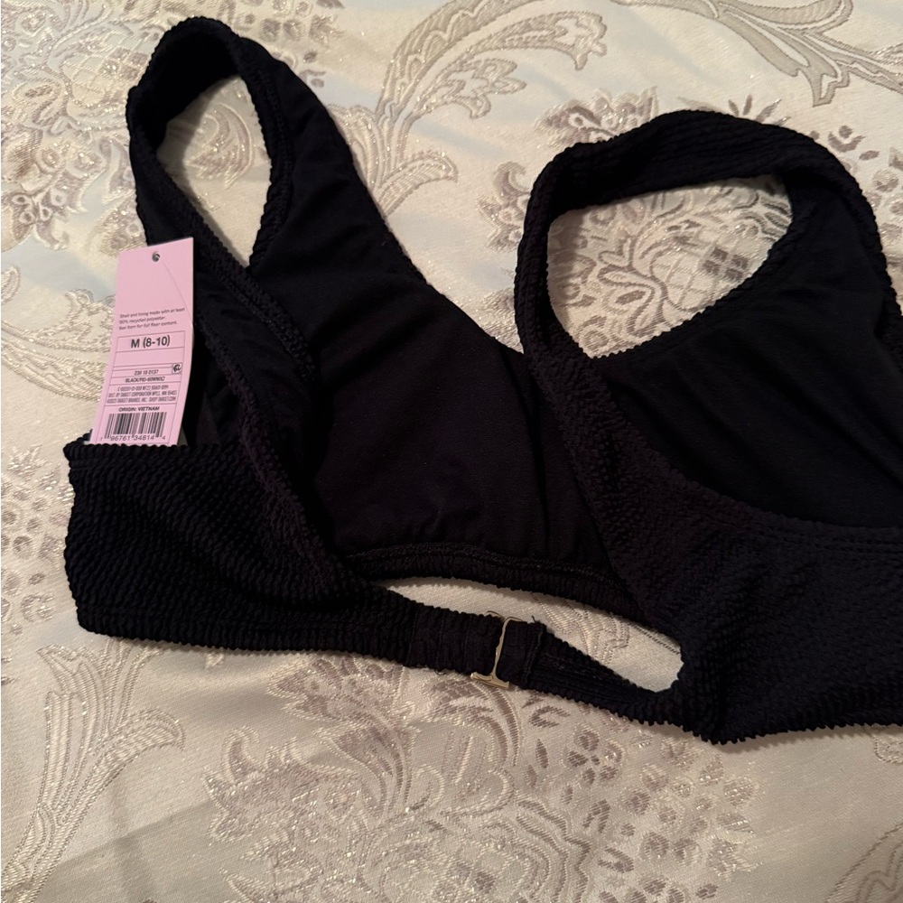 Black Ribbed Bikini Set - Picture 5 of 5
